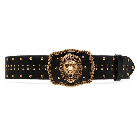 lion belt gucci|canvas gucci belt men.